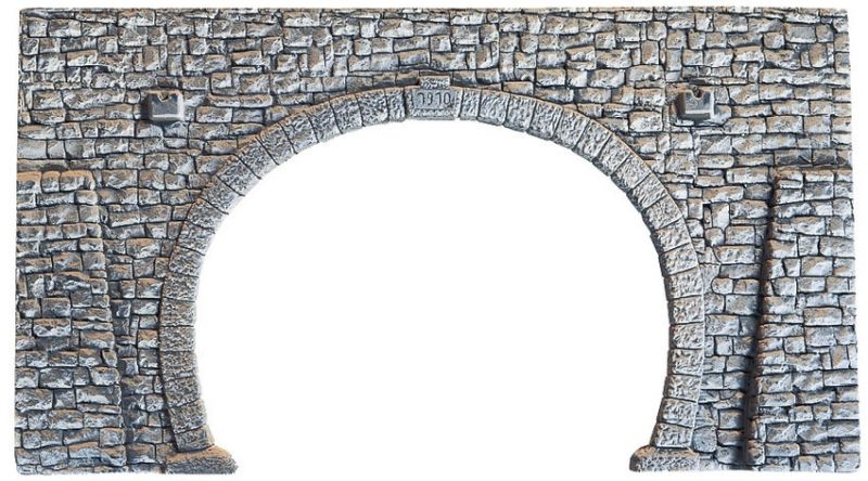 Bild von Noch 34938 Tunnel-Portal, 2-gleisig, 16 x 9 cm