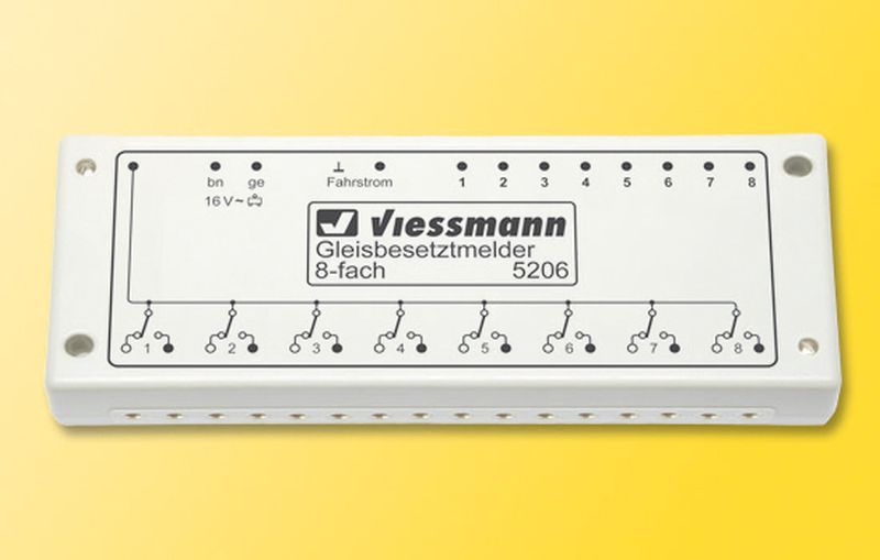 Bild von Viessmann 5206 Gleisbesetztmelder, 8-fach