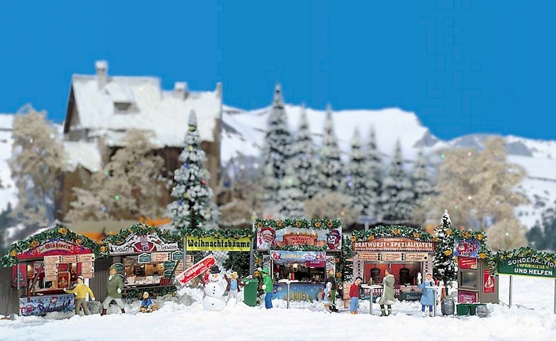 Bild von Busch 1059 H0 Weihnachtsmarkt