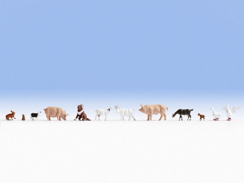 Bild von Noch 15711 H0 Tiere auf dem Bauernhof