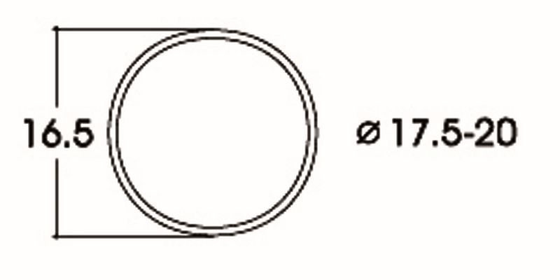 Bild von Roco 40077 Haftreifen 17,5-20,0mm 10Stk.