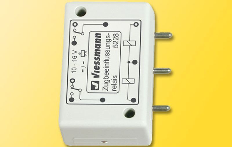 Bild von Viessmann 5228 Zugbeeinflussungsrelais, bistabil,2 x 1UM, negativer Schaltimpuls