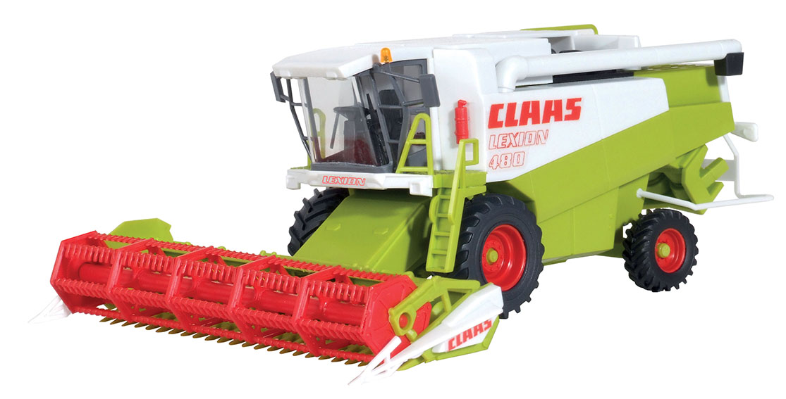 Bild von Kibri 12263 H0 CLAAS Mähdrescher mit Schneid- und Maisgebiss