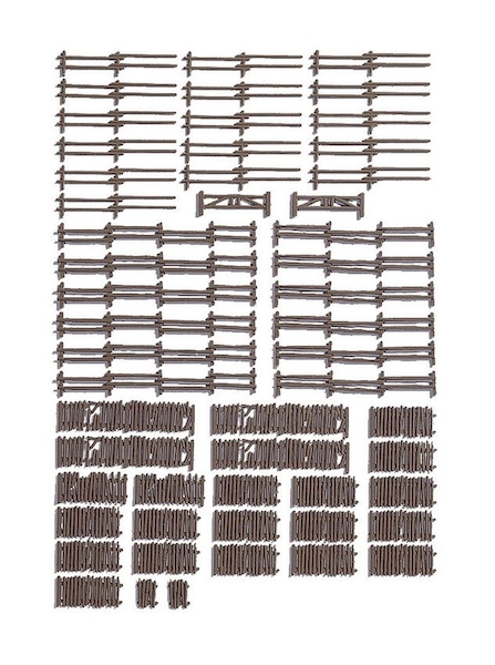 Bild von Noch 13095 H0 Ländliche Zäune Grosspackung