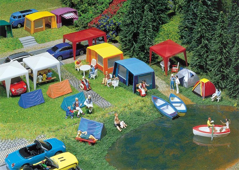 Bild von Faller 130504 H0 Camping-Zelte-Set