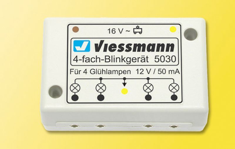 Bild von Viessmann 5030 H0 Vierfach-Blinkelektronik