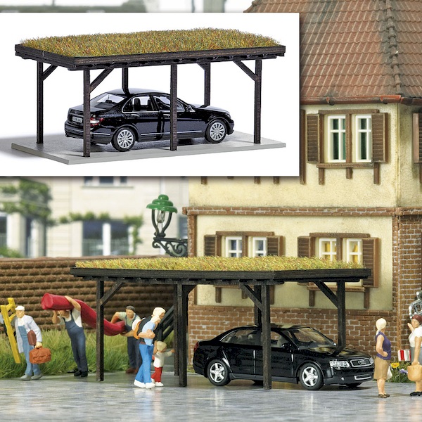 Bild von Busch 1482 Carport mit Grasdach