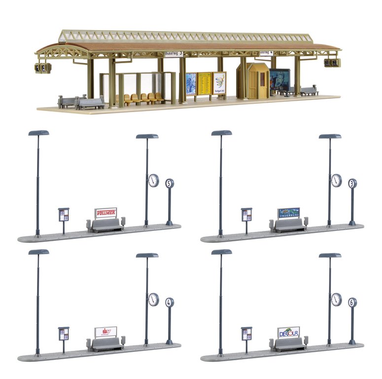 Bild von Vollmer 45149 H0 Busstation, überdacht