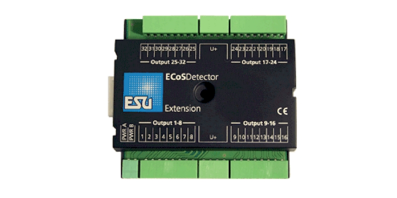 Bild von ESU 50095 ECoSDetector Rückmeldemodul Erweiterung. 32 digitale Ausgänge 100