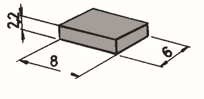 Bild von Roco 42256 Magnete 8x6x2,2mm ( 6 Stk.)