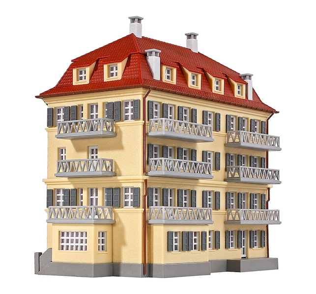 Bild von Kibri 37165 N Mehrfamilienhaus mit Balkon