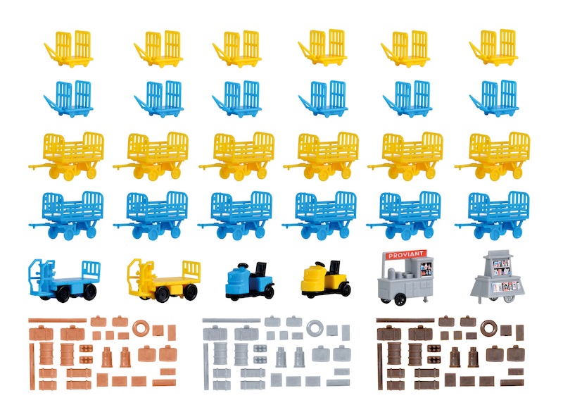 Bild von Kibri 37530 N Deko-Set Gepäckwagen