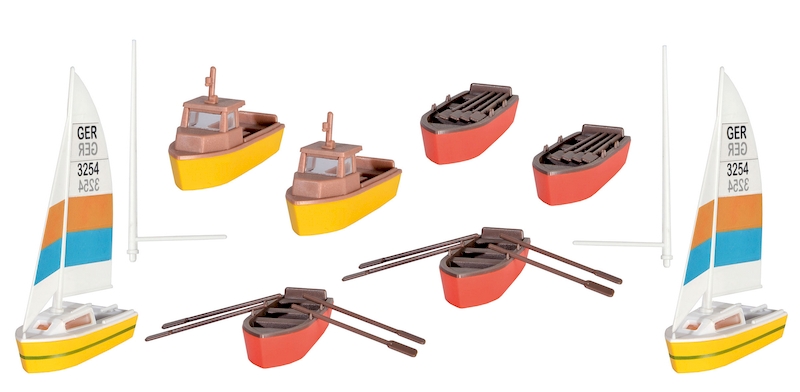 Bild von Kibri 39159 H0 Set Boote