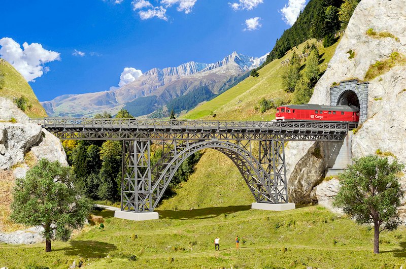 Bild von Kibri 39704 H0 Stahlträger-Viadukt Müngstertal, eingleisig