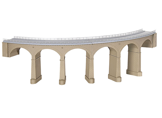 Bild von Kibri 39726 H0 Rosanna-Viadukt mit Eisbrecherpfeilern gebogen,eingleisig