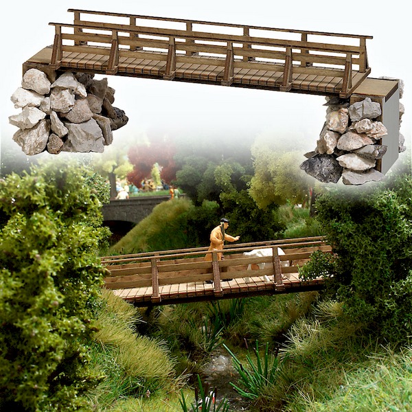 Bild von Busch 1497 Holzbrücke H0