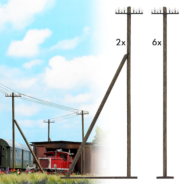 Bild von Busch 1499 Telegrafenmasten H0