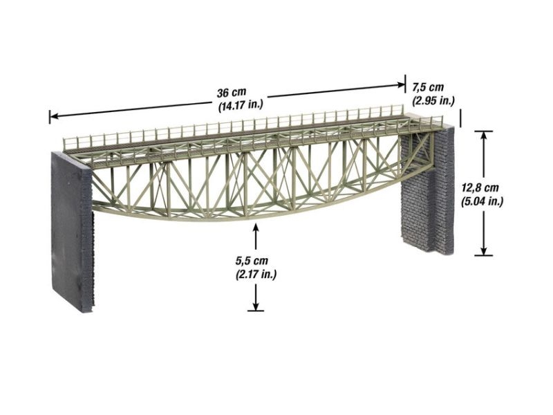 Picture of Noch 67027 Fischbauchbrücke, 36 cm lang