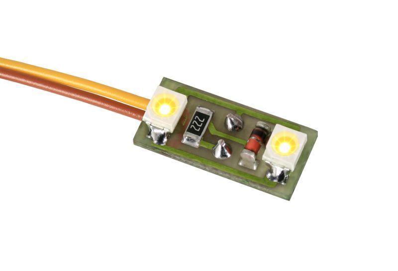 Bild von Viessmann 6021 Hausbeleuchtung, 2 LEDs warmweiß