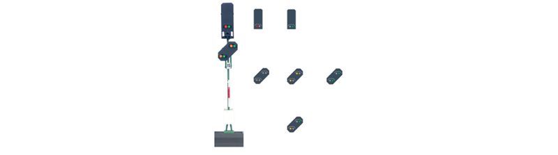 Bild von Märklin 76495 H0 Licht-Blocksignal mit Vorsignal, digital