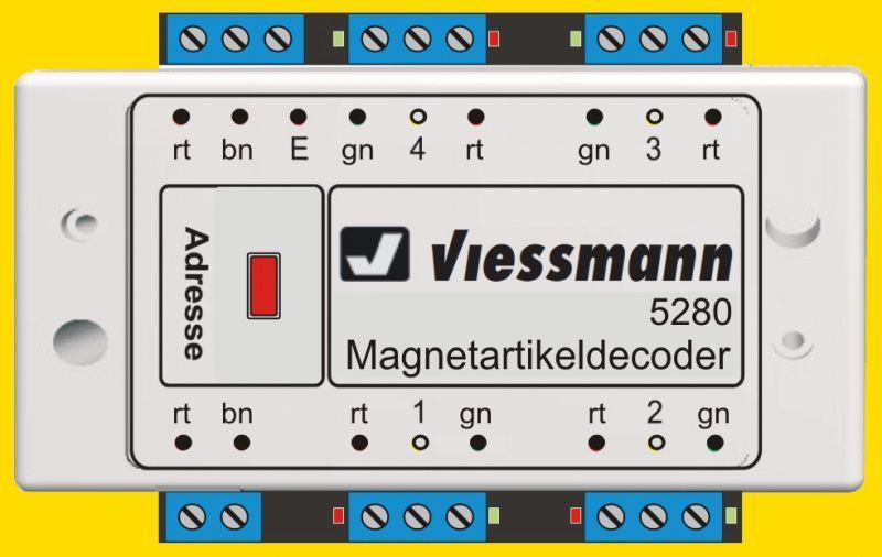 Bild von Viessmann 5280 Multiprotokoll Schalt- und Weichendecoder