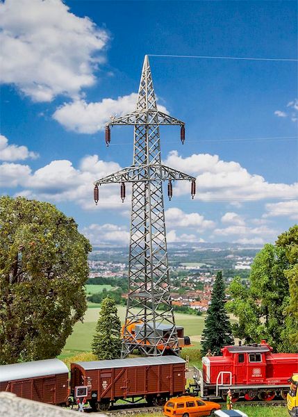 Bild von Faller 130898 H0 2 Freileitungsmasten (110 kV)