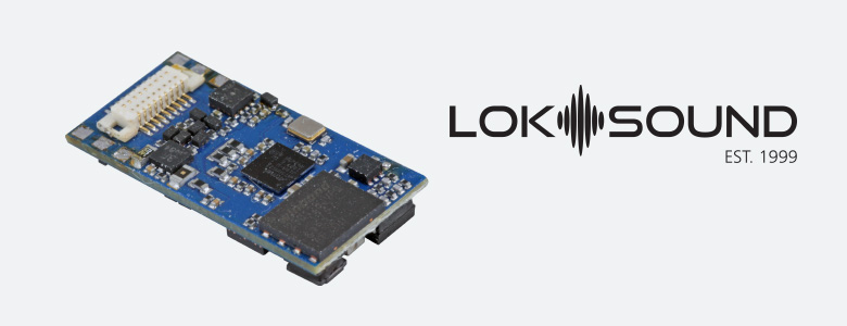 Picture of ESU 58810 LokSound 5 micro DCC/MM/SX/M4 Leerdecoder, 8-pin NEM652, Retail, mit Lautsprecher 11x15mm, Spurweite: 0, H0