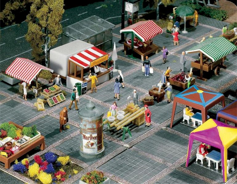 Bild von Faller 272533 N Wochenmarkt