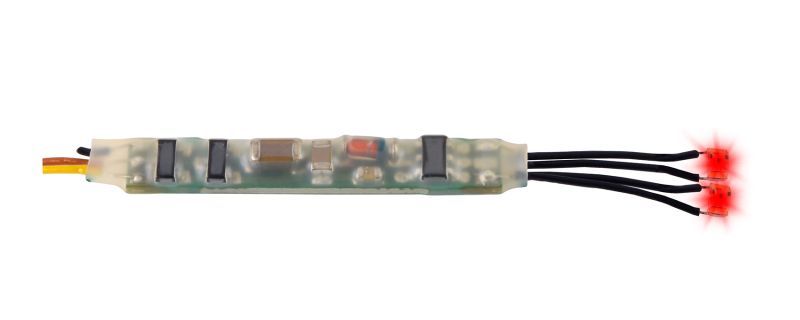 Bild von Viessmann 5272 Mini-LED rot, 2 Stück mit Mikro-Blinkelektronik