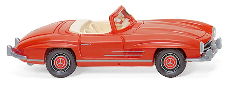 Picture of Wiking 083408 MB 300 SL Roadster - orangerot