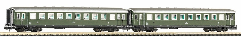 Bild von Piko 40622 N 2er Set Schürzeneilzugwagen