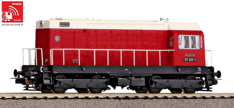 Bild von Piko 52422 H0 Sound-Diesellok BR 107, in