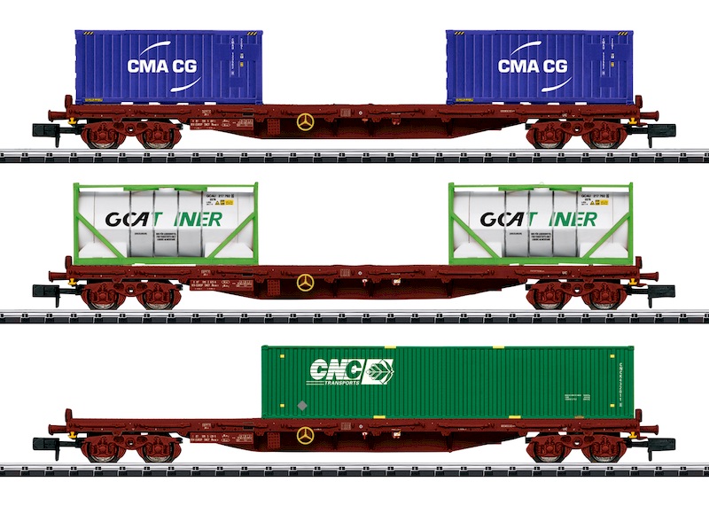 Bild von Trix 15072 N Containertragwagen-Set SNCF Epoche VI