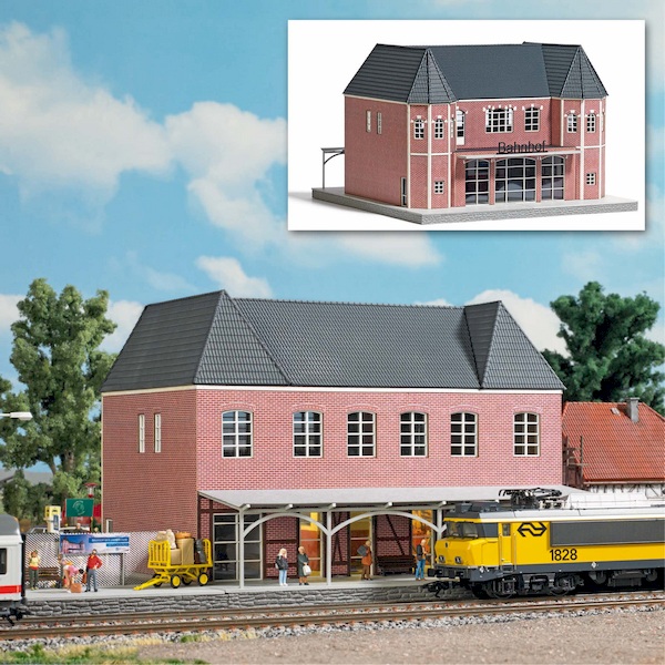 Bild von Busch 1661 Bahnhof Bad Bentheim H0