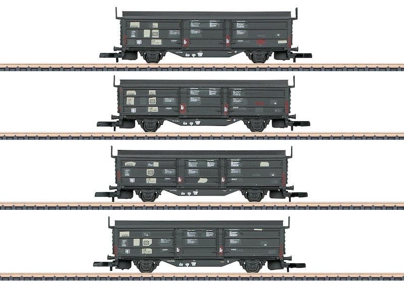 Bild von Märklin 82155 Z Schiebedach-/Schiebewandwagen-Set DB