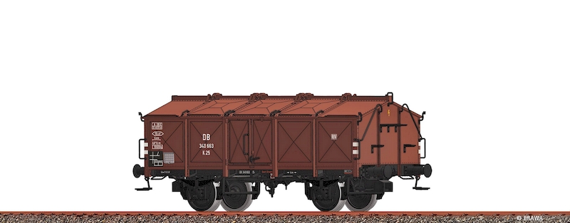 Bild von Brawa 50542 H0 Klappdeckelwagen K 25 DB, Epoche 3