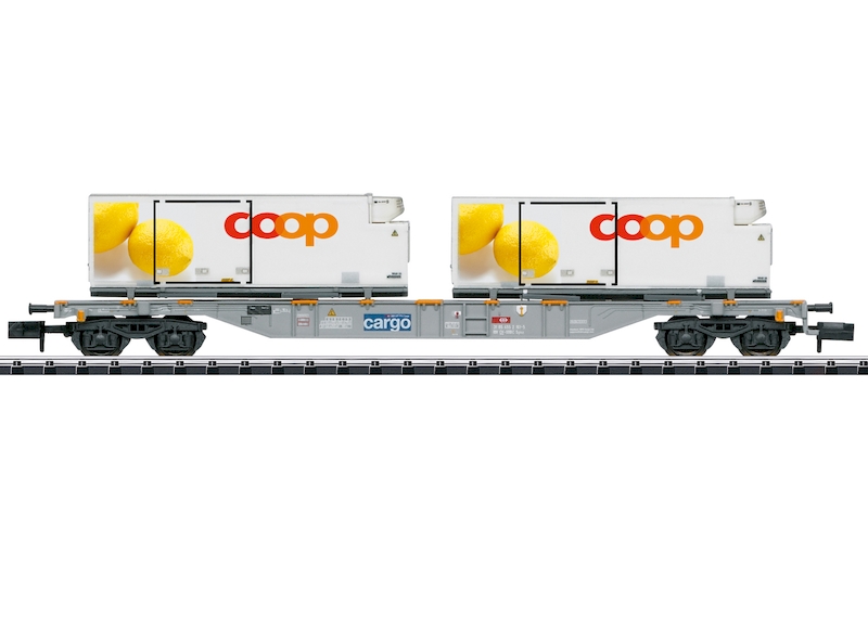 Bild von Trix 15492 N Containertragwagen coop® SBB/CFF/FFS