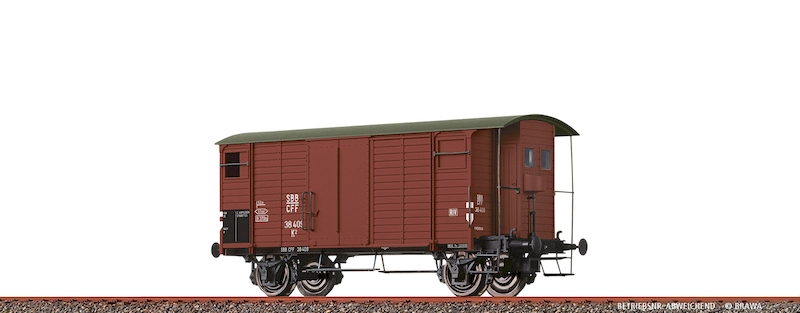 Bild von Brawa 47892 H0 Güterwagen K2 SBB III