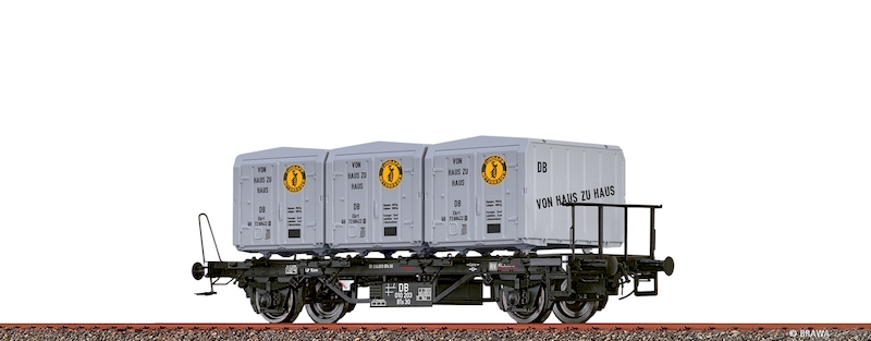 Bild von Brawa 50596 H0 Güterwagen BTs 30 DB III Zündapp