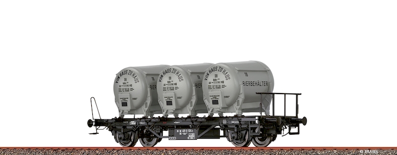 Bild von Brawa 50607 H0 Güterwagen Lbs 577 DB IV