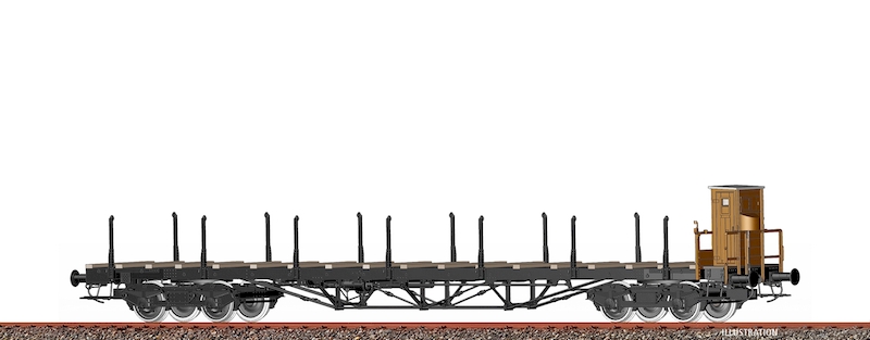 Bild von Brawa 50650 H0 Güterwagen SSlm16 DB III