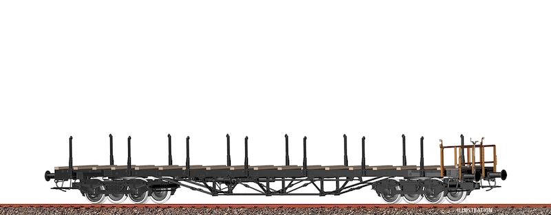 Bild von Brawa 50651 H0 Güterwagen SSlm16 DB III