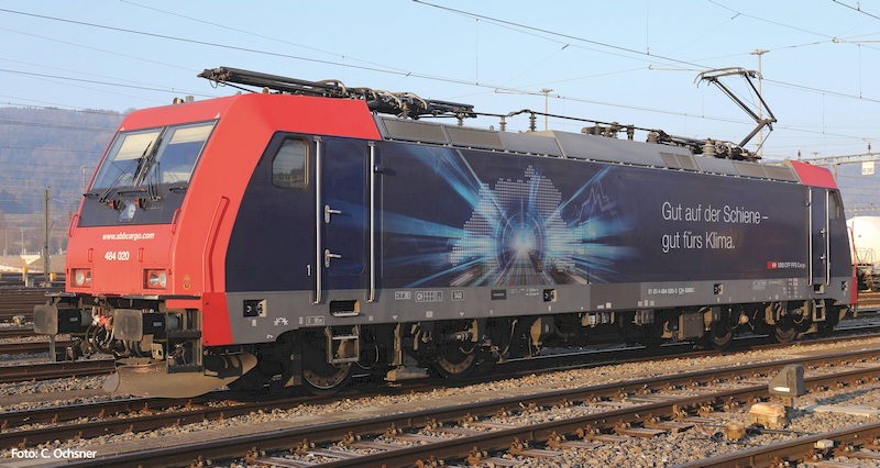 Bild von Piko 21620 H0 Expertserie Elektrolok mit Sound 484 020 Gut auf der Schiene SBB Cargo Epoche 6 + PluX22 Decoder