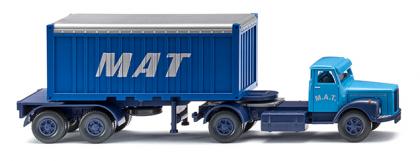 Bild von Wiking 052604 H0 Containersattelzug 20´ Scania "M.A.T."