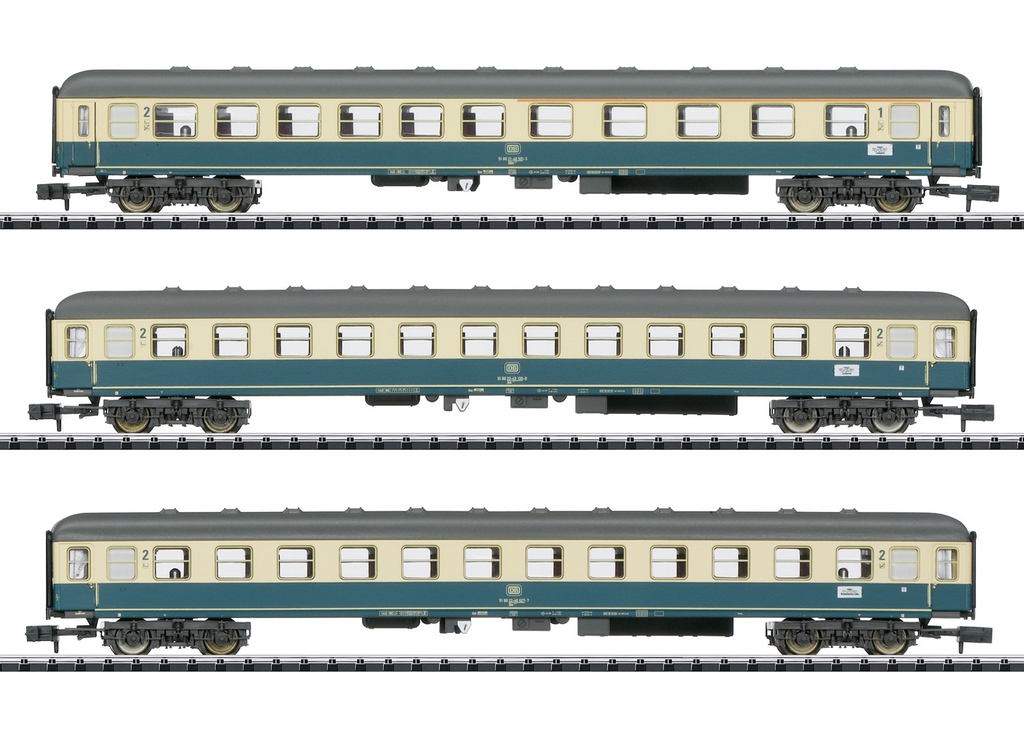 Bild von Trix 15639 N-Minitrix Personenwagen-Set Schnellzug D 796 DB