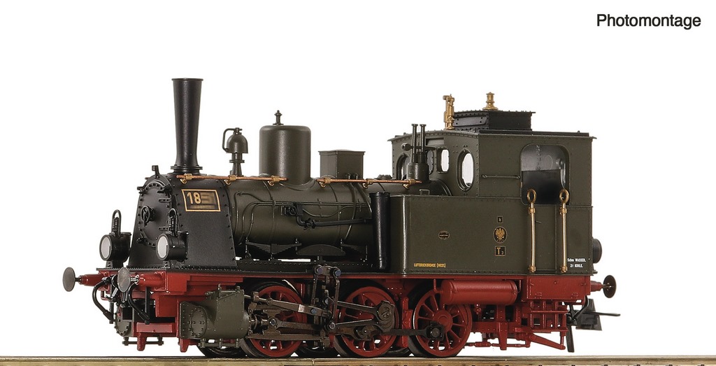 Bild von Roco 70036 H0 Dampflokomotive T3, K.P.E.V. DCC