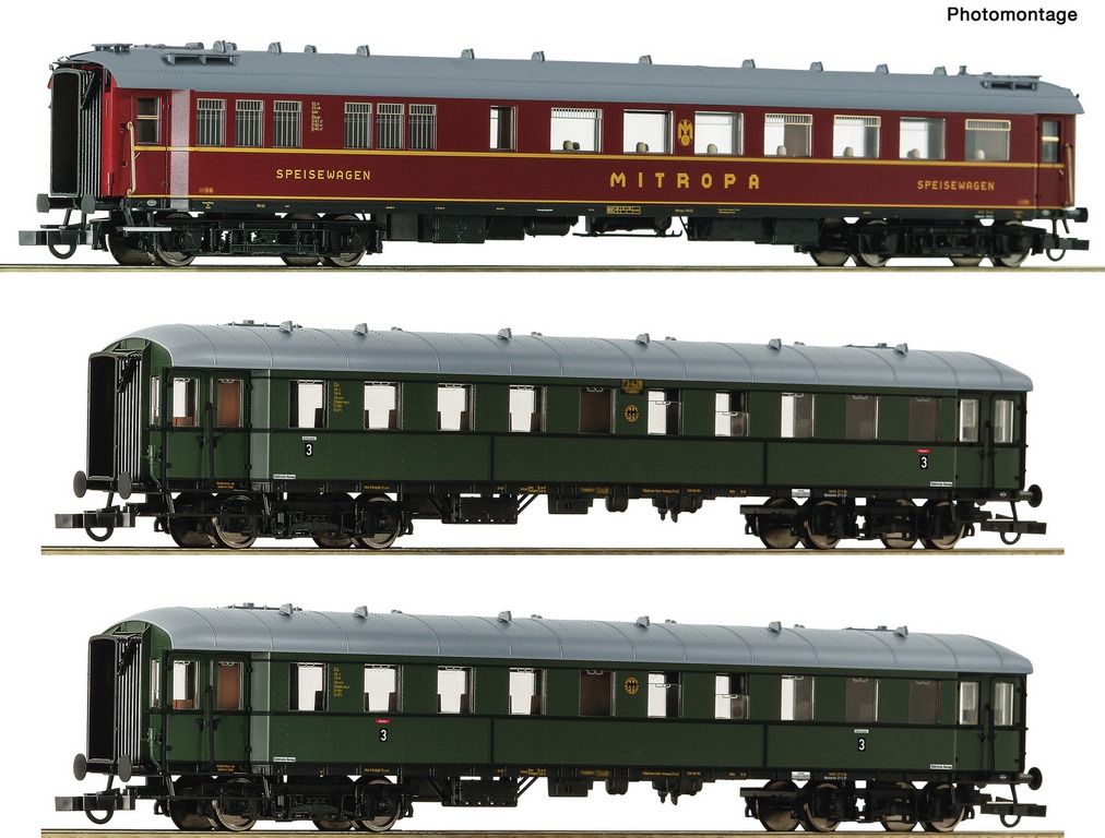 Bild von Roco 6200057 H0 3-tlg. Set 2: Zwickauer Traditionszug, DR DC