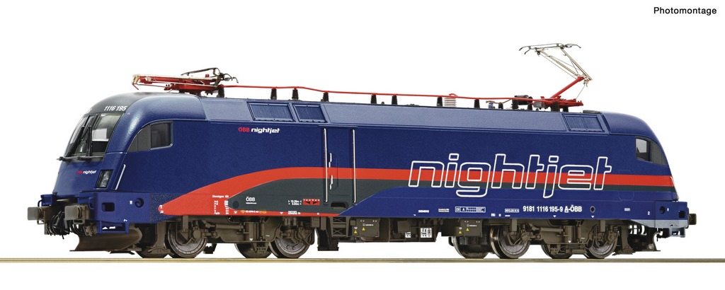 Bild von Roco 70496 H0 Elektrolokomotive 1116 195-9 Nightjet, ÖBB DCC