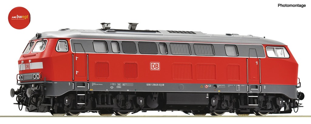 Bild von Roco 7300044 H0 Diesellokomotive 218 435-6, DB AG DC