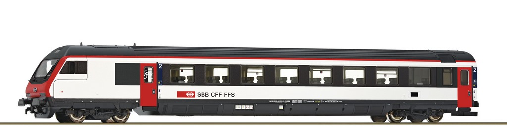 Bild von Roco 74478 H0 Steuerwagen 2. Klasse für EW-IV-Pendelzüge, SBB DCC